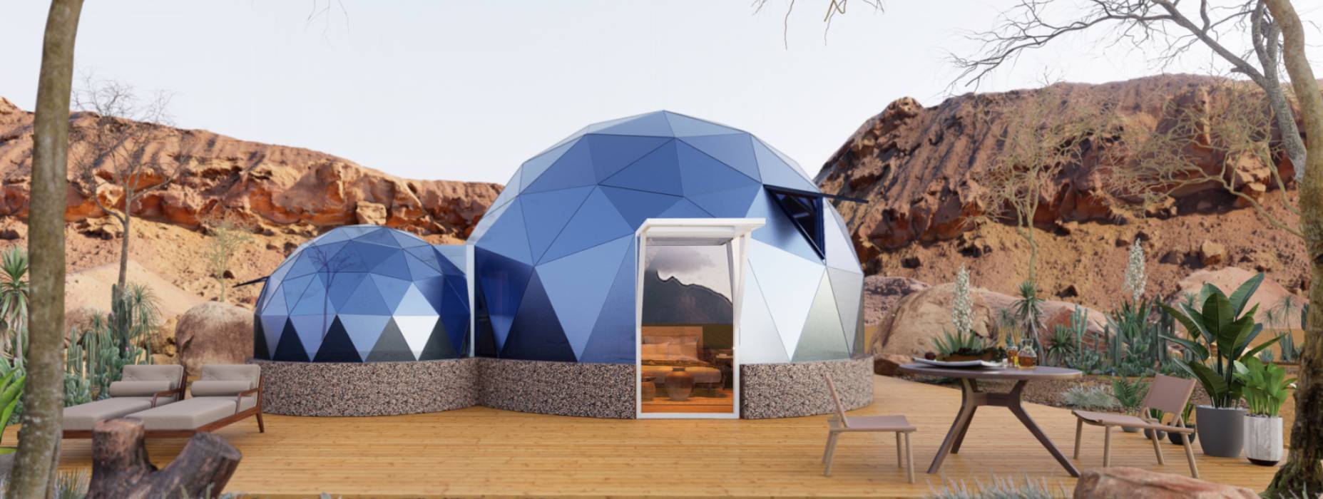 江都区球形智能光伏玻璃星空房